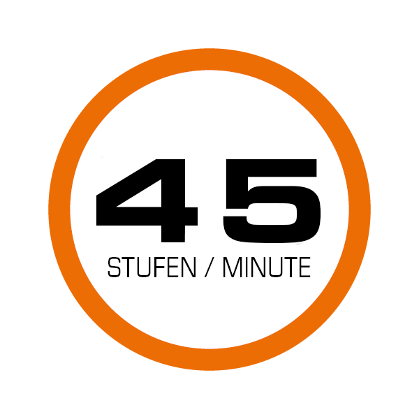 45 Stufen / Minute